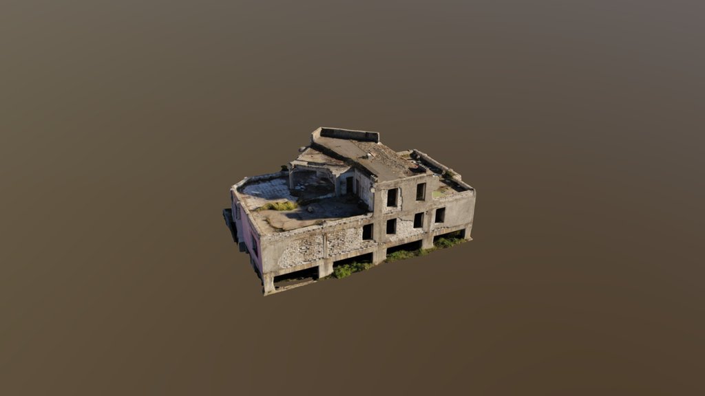 Destroyed building