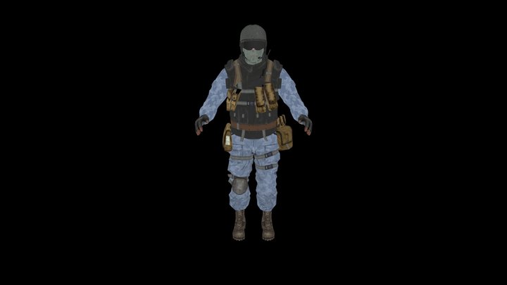 Battlefield Bad Compandy 2 Rus Assault – Modello 3D gratuito STL