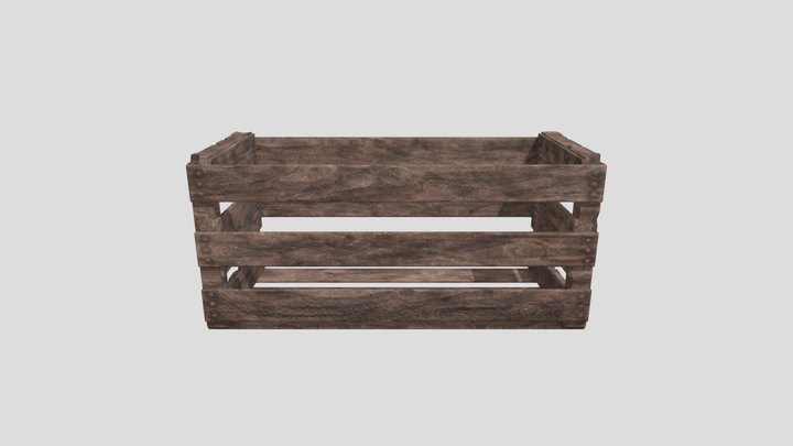 Crate 3D Model