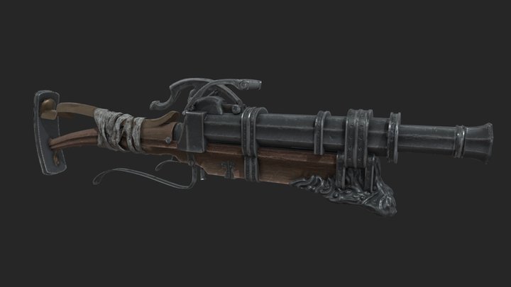 Bloodborne Blunderbuss 3D Model