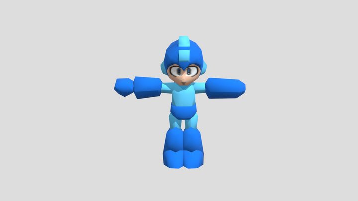 Custom Edited - Mega Man Customs - Mega Man N64 3D Model