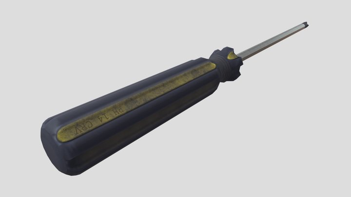 PH Screwdriver Rubber Handle 3D Model