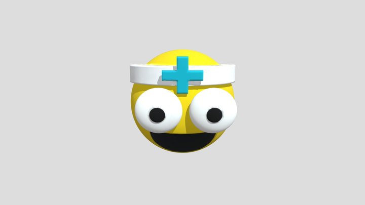 Nurse emoji 3D Model