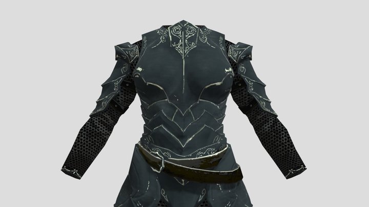 TESB Ebony Mail Armor (Female) – Free 3D Model STL