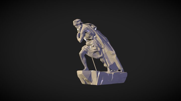 Moses, low-poly 3D Model