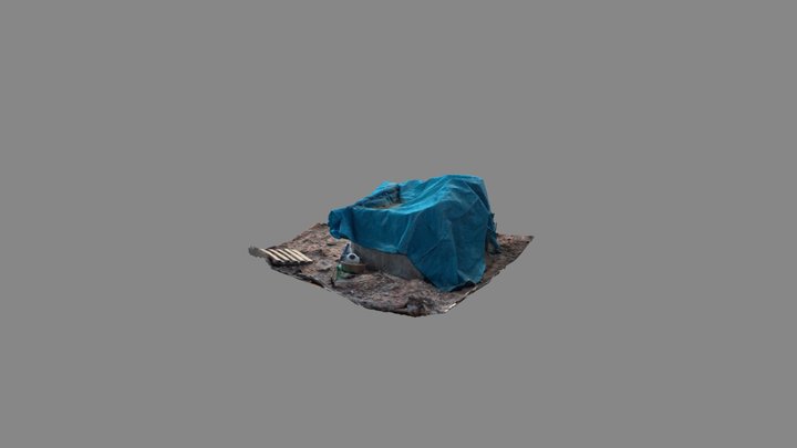 Refugee tent 3D Model