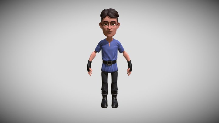 Personagem de Estudo 3D Model