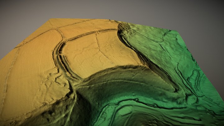 Blacker's Hill, Somerset (UK) – Kostenloses 3D-Modell STL