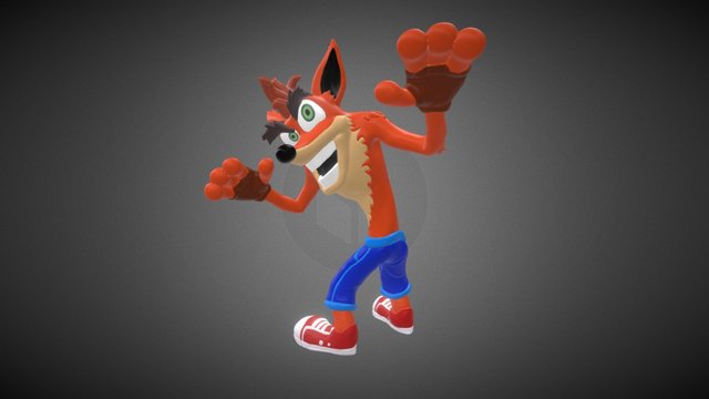 Crash Bandicoot 3D Model