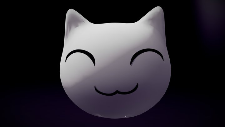 Cat Hair Clip 3D Model