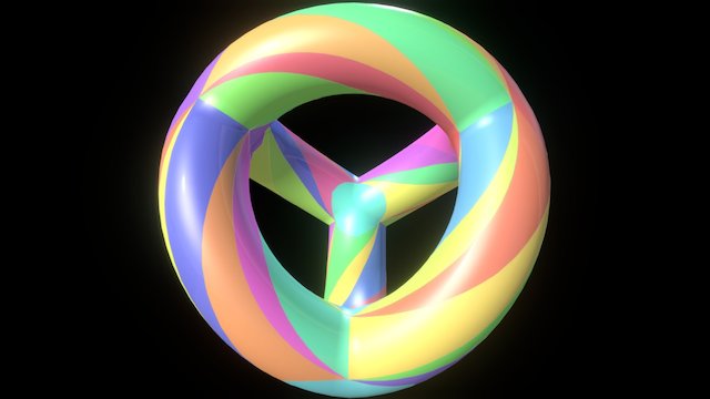Klein Quartic - R3.1{3,7} 3D Model