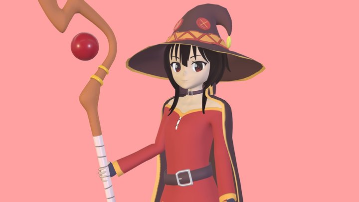 The weapon of Megumin in Kono Subarashii Sekai ni Shukufuku wo !