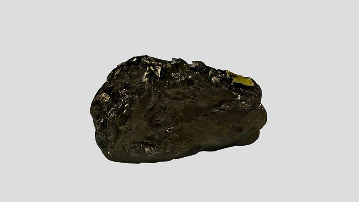 Anthracite coal (Pennsylvania, USA) 3D Model