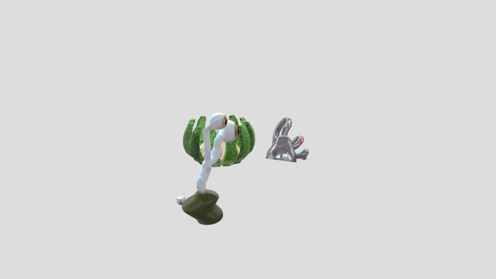 suitte Alien Plants 3D Model