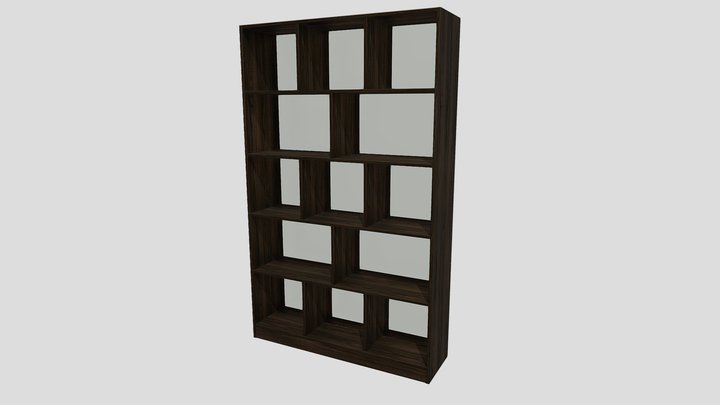 Estante archivero de melamina 3D Model