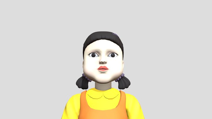 young-hee_squid_game_doll 3D Model