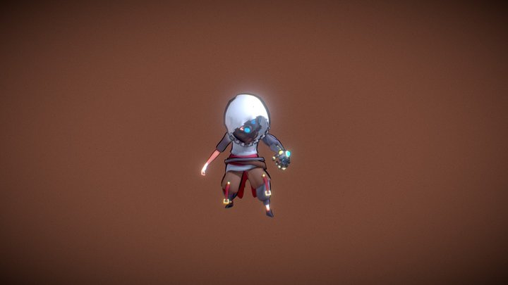 Player Minimalist 3D Model