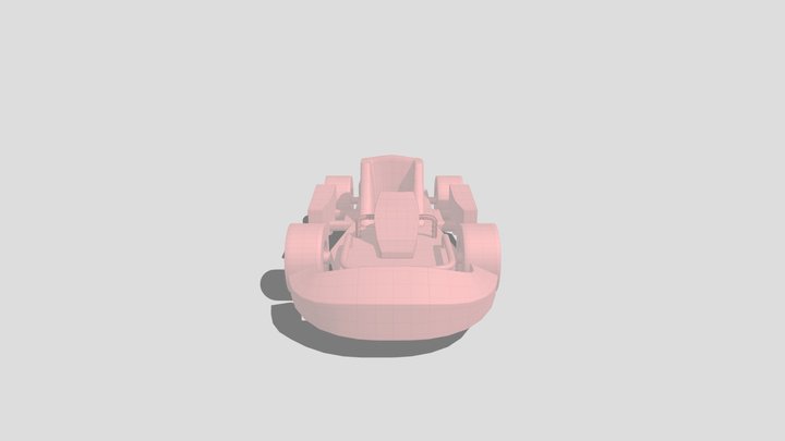 Toon Car 3D Model