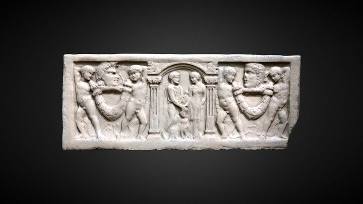 Roman bas-relief 3D Model