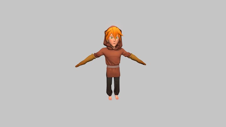 Stylized character 3D Model