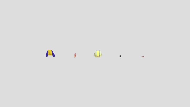 Homework XYZ 5 coloring 3D Model