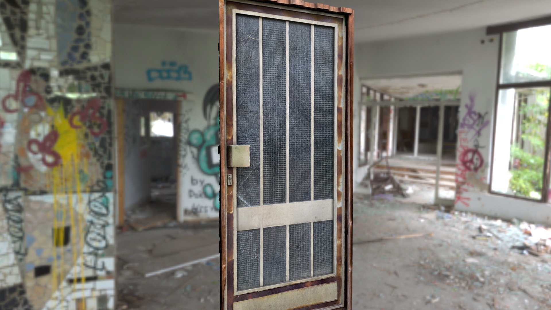 safety glass door