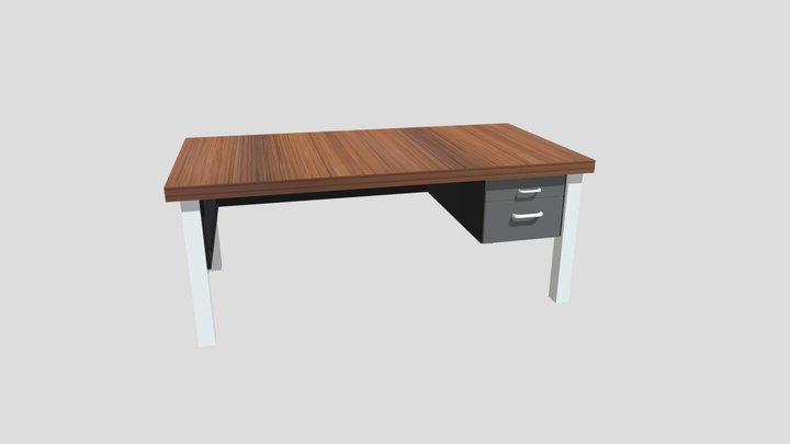 study desk 3D Model