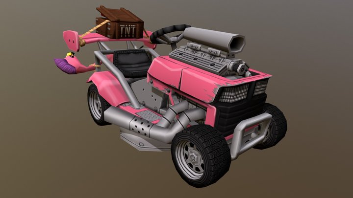 Mow N Go Racing - Daisy Spukler Mower 3D Model