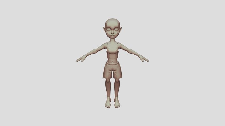 Grace Character model 3D Model