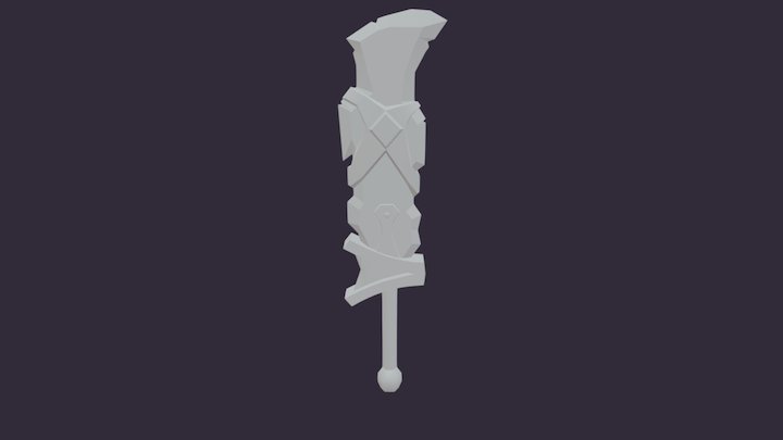 Blade of Geth 3D Model