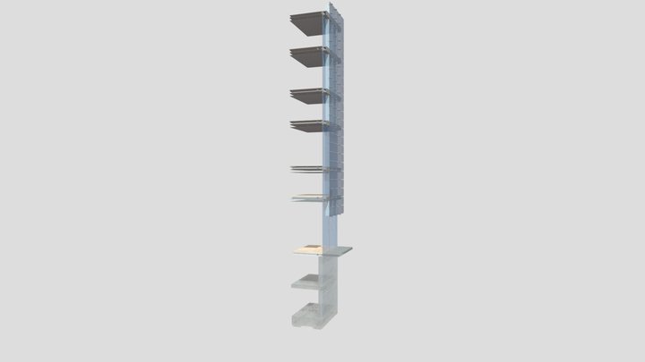 South / Main Facade 3D Model