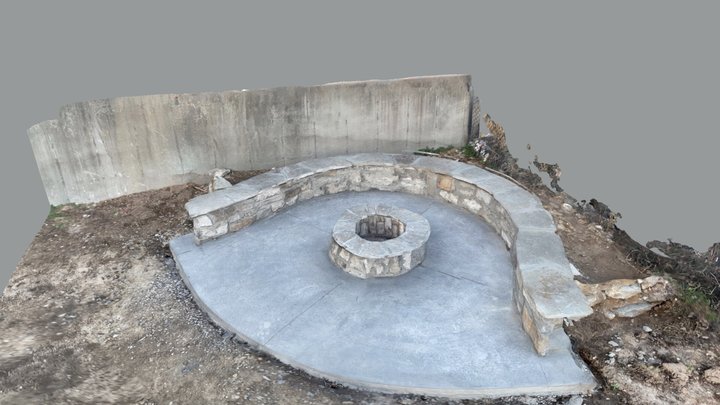 Fire pit progress March 19th 3D Model