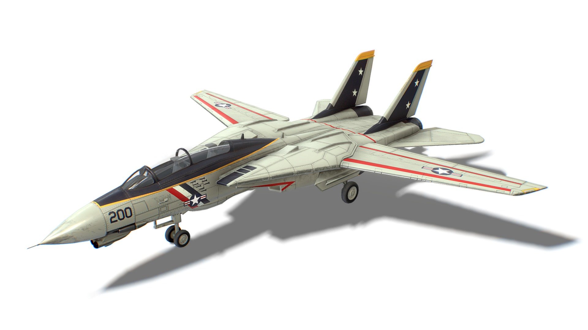 Fascinations Metal Earth Supersonic F-14 TOMCAT Fighter Aircraft 3D Model Kit 