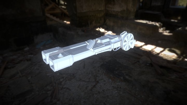 Repeating Pistol - BloodBorne (Free Download) 3D Model
