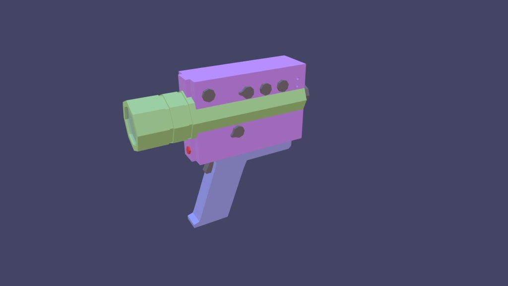 Low Poly Old Camera