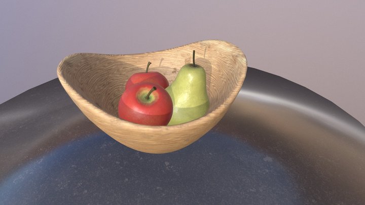 Fruit Bowl 3D Model