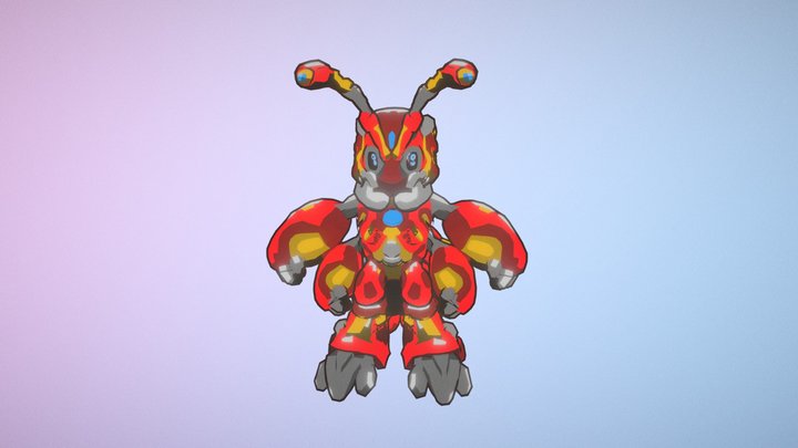 Iron Ant 3D Model