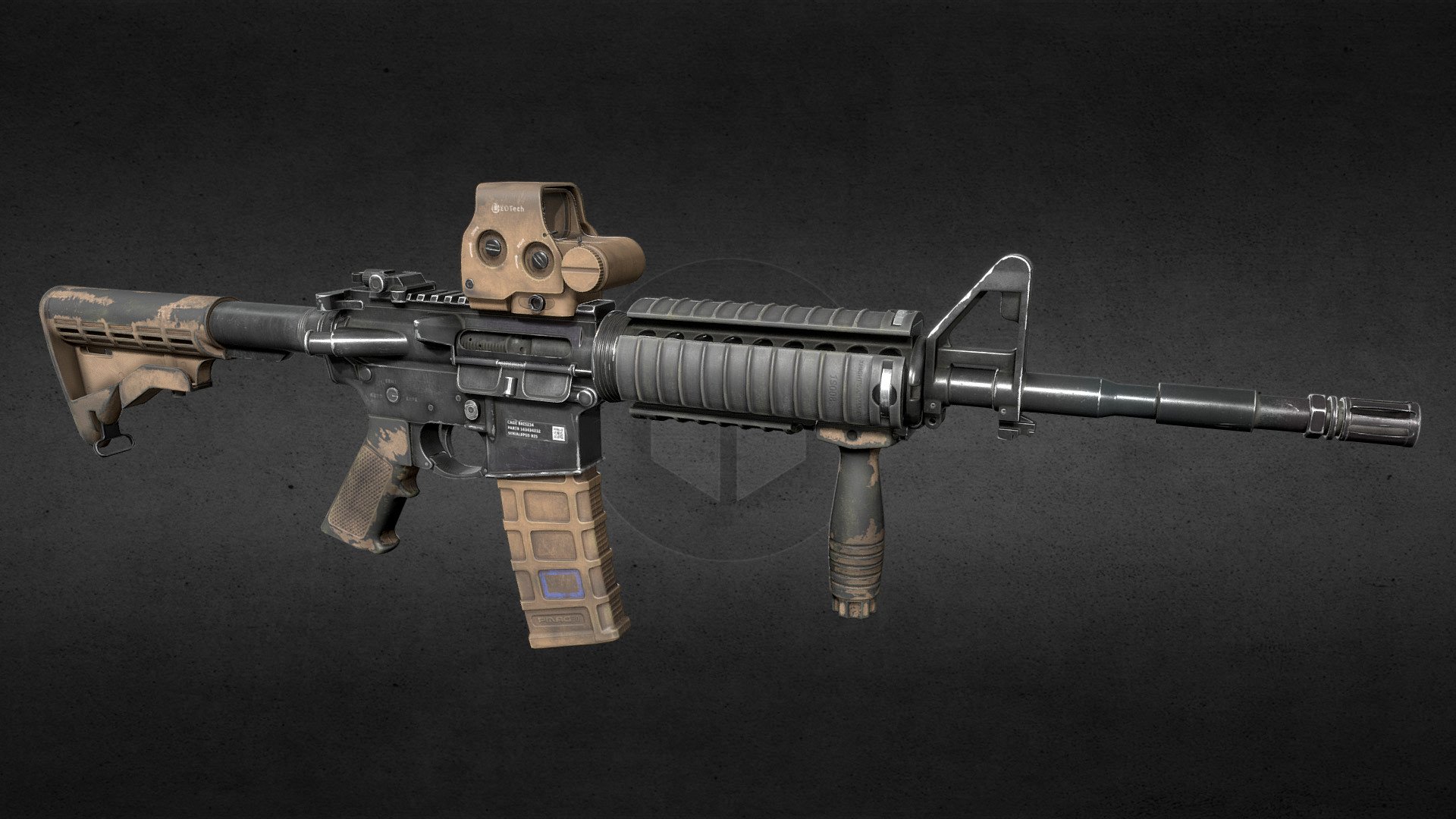 M4 Carbine Carbine Caliber 5 56 Mm M4 3D Model By Maxim Markov 