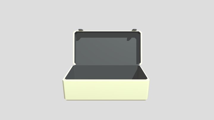 Open Crate 3D Model