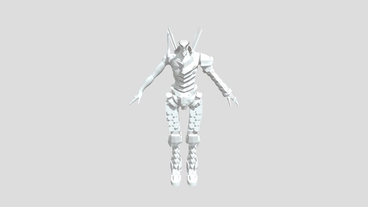 evangelion unidad 02 serie mondragon carrier 3D Model