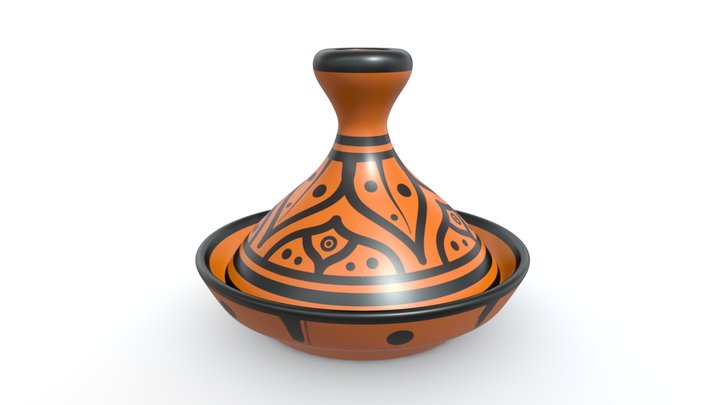 Moroccan Mini TAGINE 3D Model