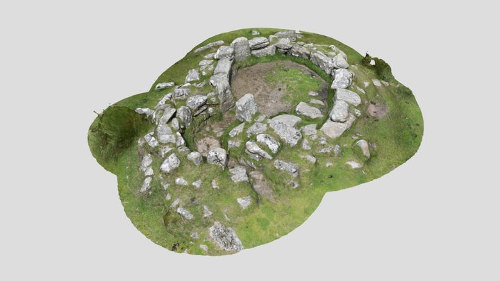 Grimspound Hut 3D Model
