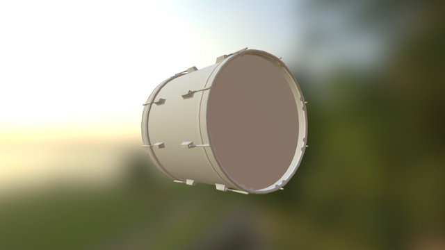 Bass Drum 3D Model