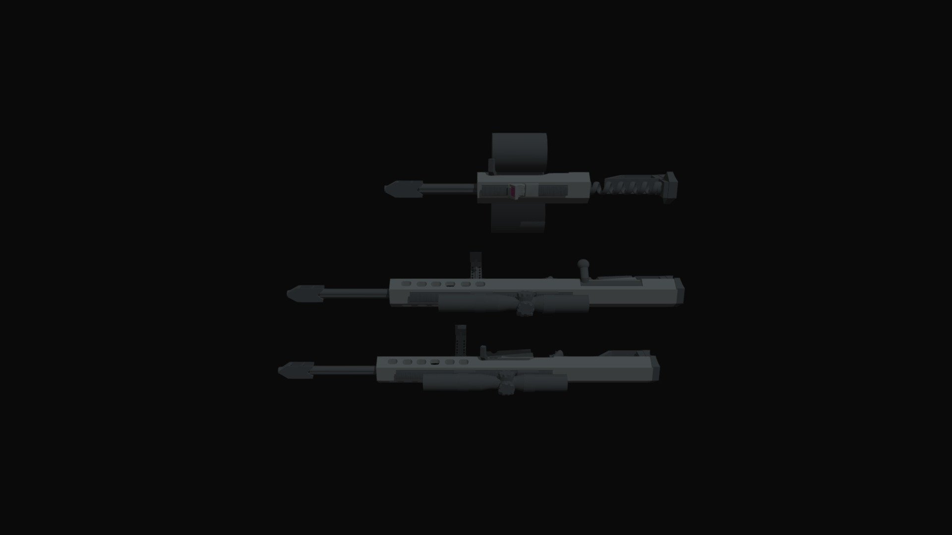 Barrett M82 Normal, Cod Loadout And Barrett M95 - 3D model by mossar14 ...