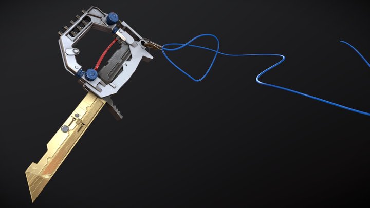 Space Blade 3D Model