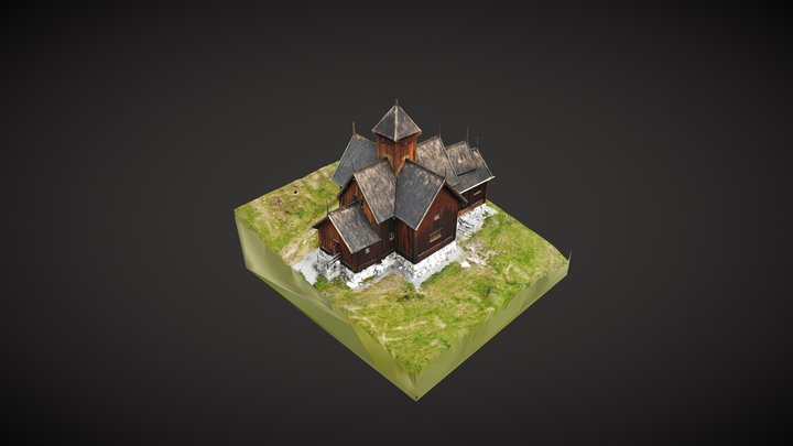 Uvdal stavkirke // Uvdal Stave Church 3D Model