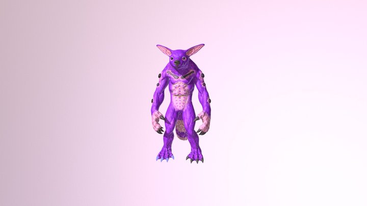 Gremlynx Animated 3D Model