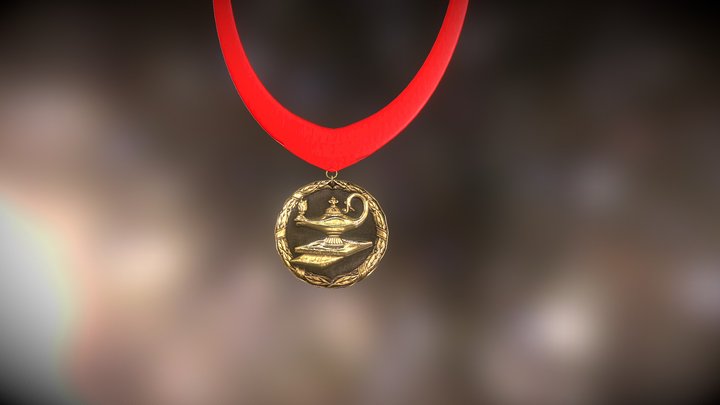 Summer Sprint Medal 2023 3D Model