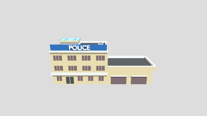 police station 3D Model