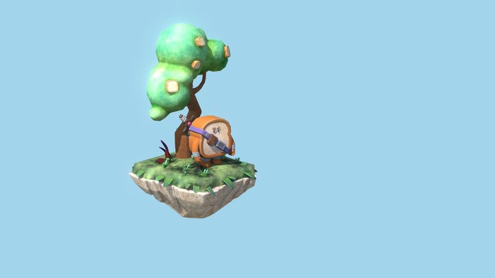 Brotkrieger 3D Model